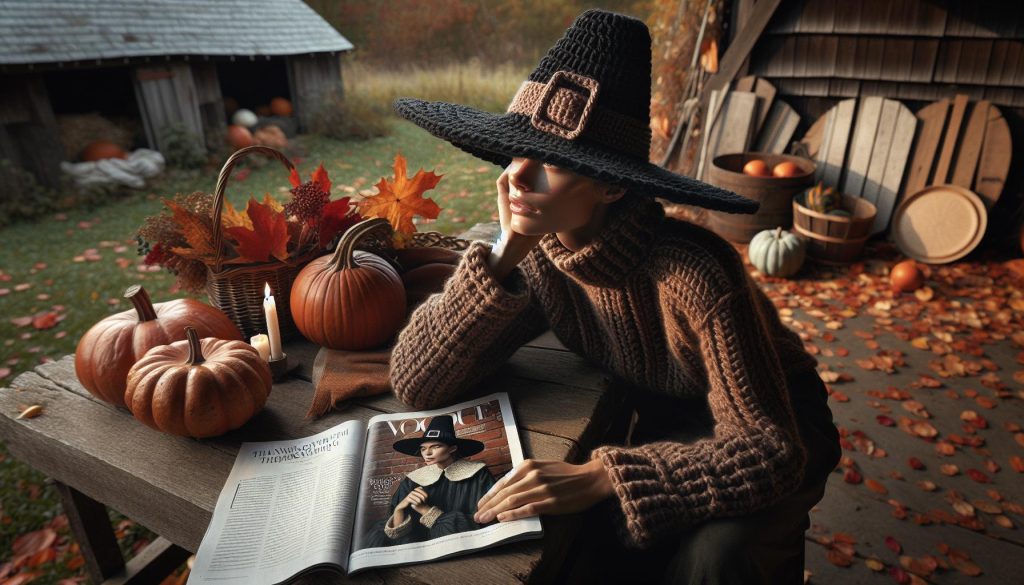 Crochet Pilgrim Hat Pattern: Thanksgiving Tradition