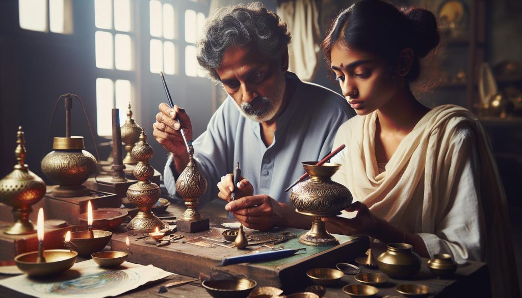 Brass Diya: Traditional Oil Lamp Crafting Guide