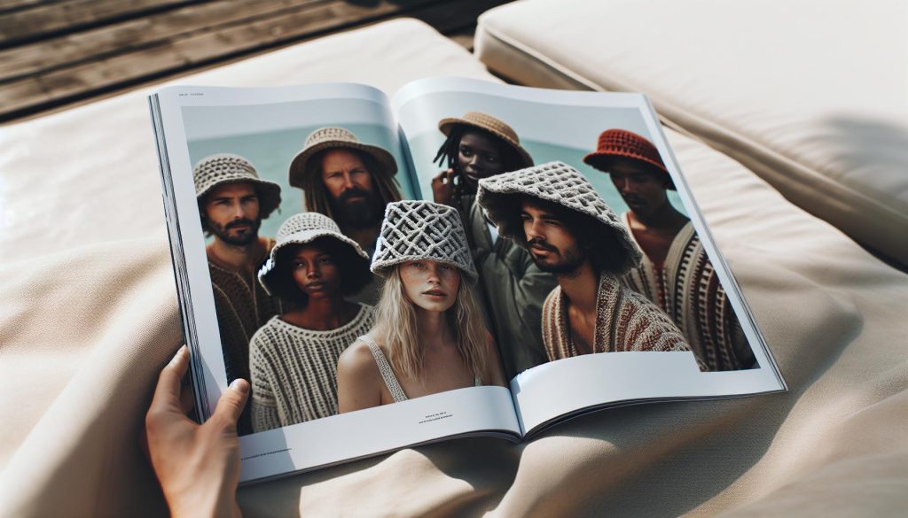 Square Crochet Hat Pattern: Geometric Modern Style