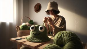 How to Crochet a Frog Bucket Hat: Cute Eyes & Green Pattern