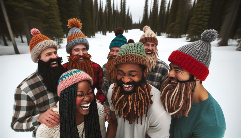 Beard Hat Crochet Pattern: Lumberjack Warmth & Humor