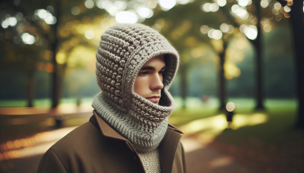 Cowl Hat Crochet Pattern: Hooded Neck Warmer Combo