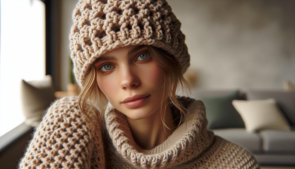 Crochet Waffle Stitch Hat Pattern: Textured Cozy Design