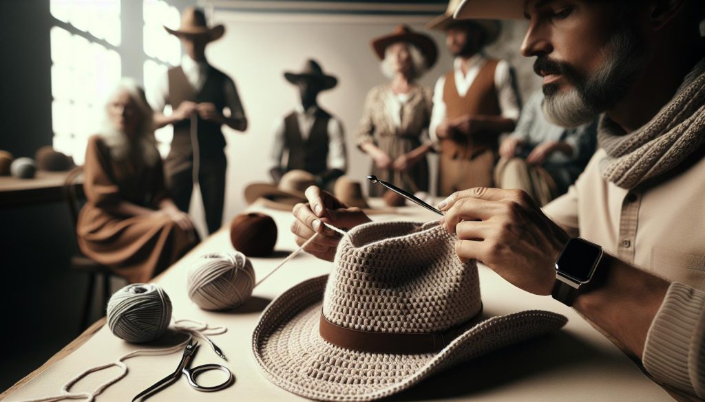 How to Crochet a Cowboy Hat: Western Style With Shaped Brim 3 How to Crochet a Cowboy Hat: Western Style With Shaped Brim