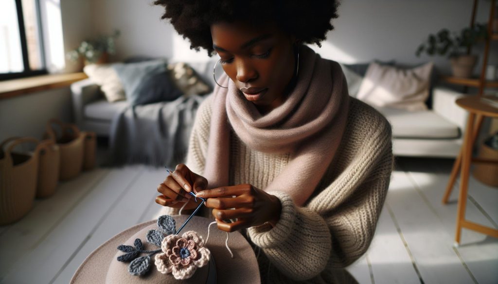 How to Crochet a Flower for Hat: Beautiful Embellishment Tutorial 5 How to Crochet a Flower for Hat: Beautiful Embellishment Tutorial
