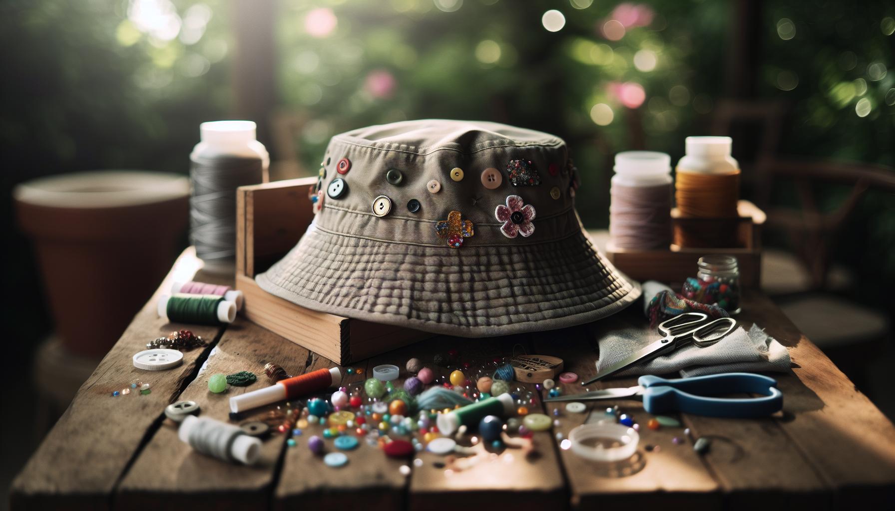 Adding Fun Embellishments to Your Bucket Hat