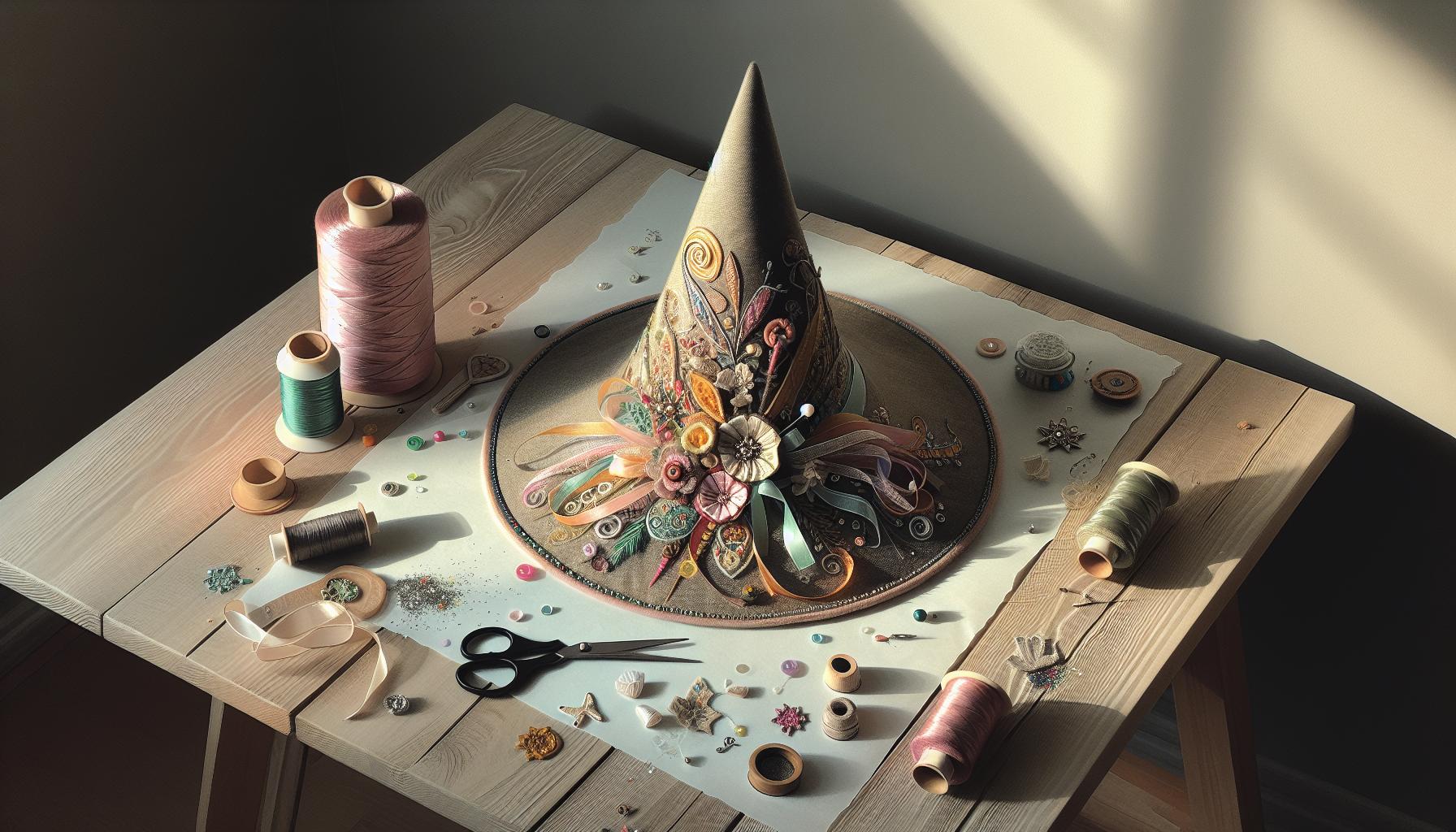Adding Unique Embellishments to Your Cone Hat