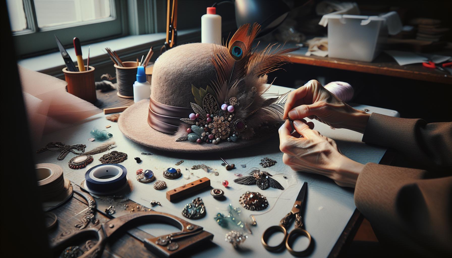 Adding Unique Finishing Touches to Your Hat