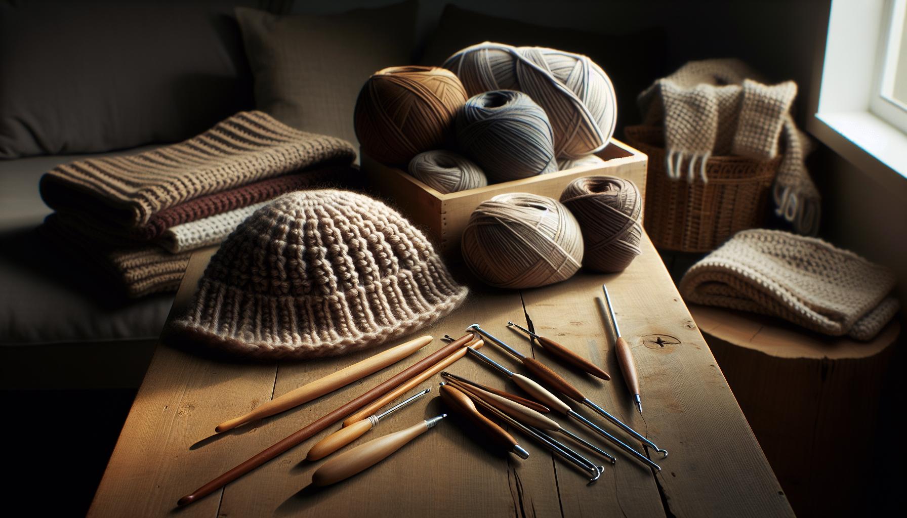 Choosing the Right Yarn and Hook for Your Hat