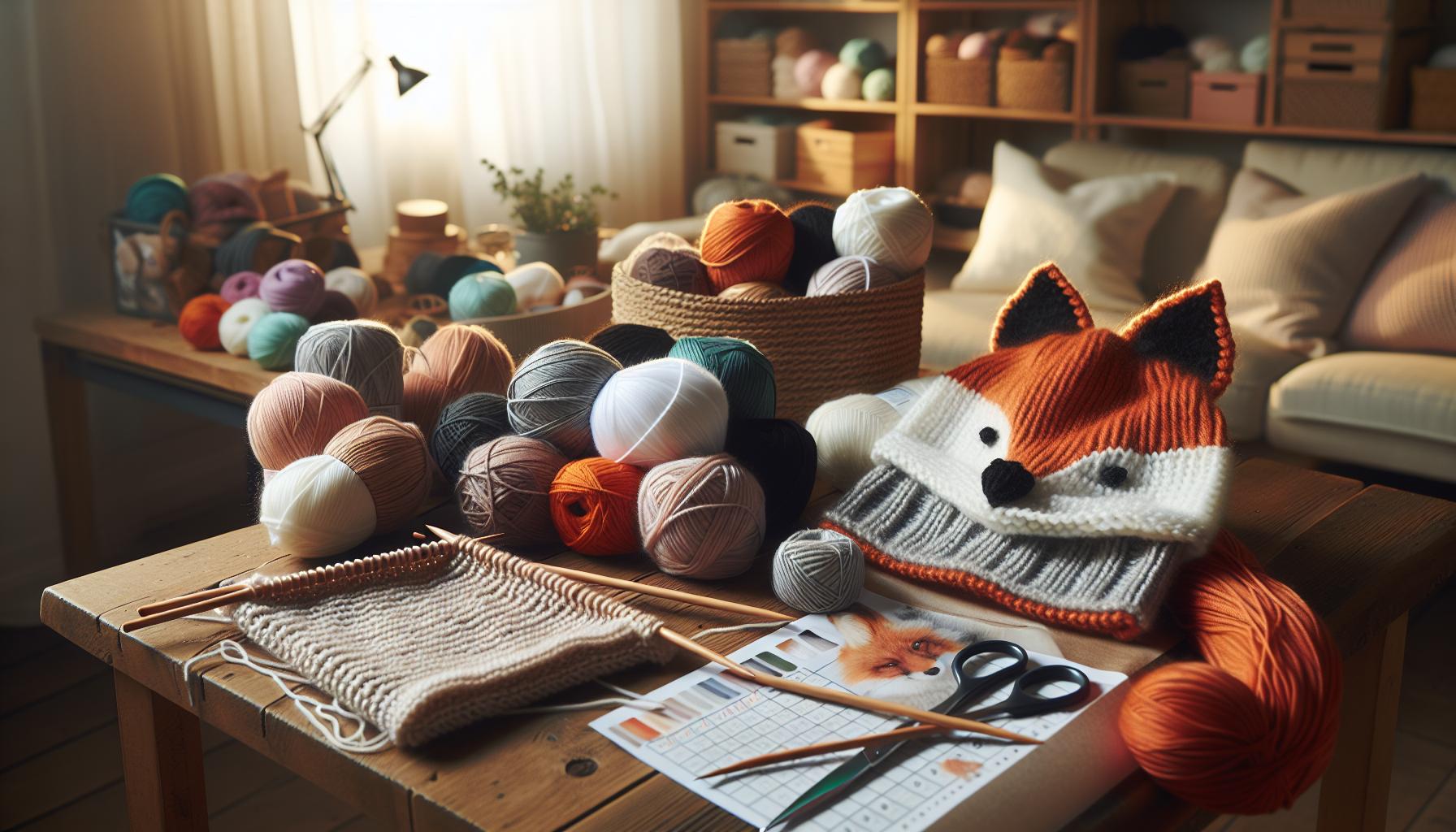 Choosing the Right Yarn for Your Fox Hat Project