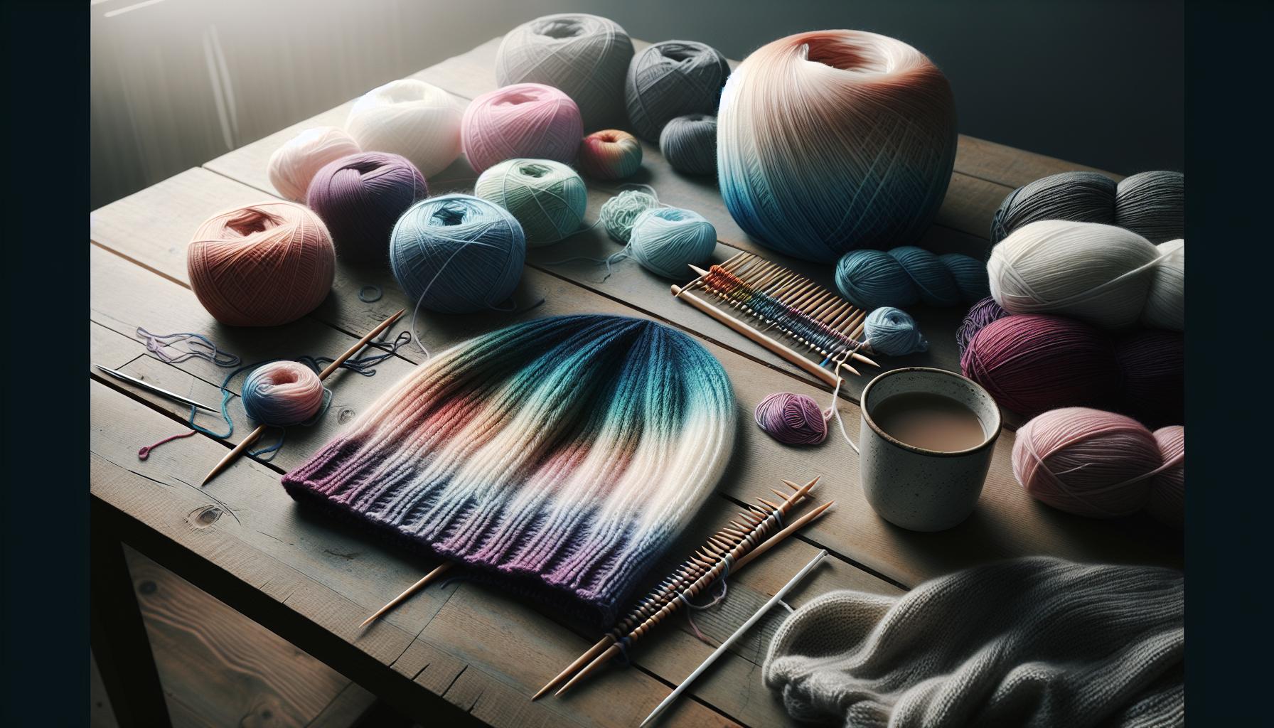 Choosing the Right Yarn for Your Ombre Hat