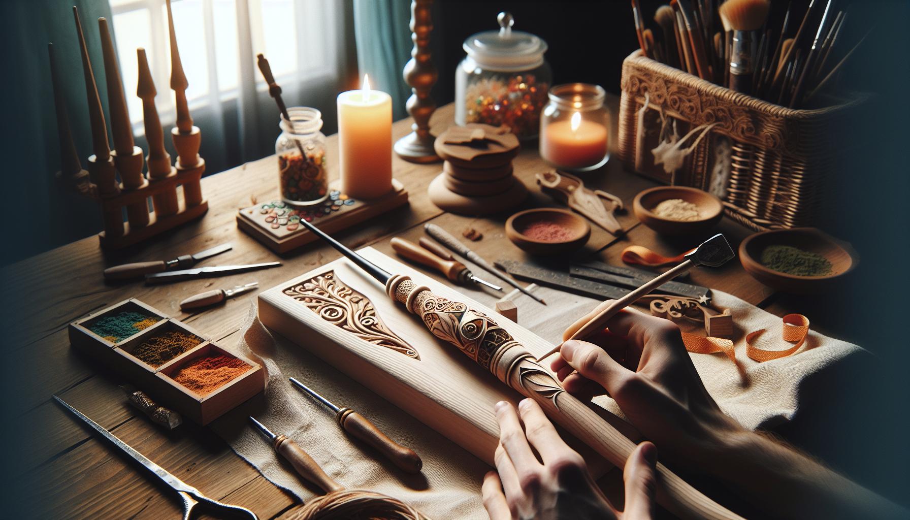 Decorative Techniques to Personalize Your Wand