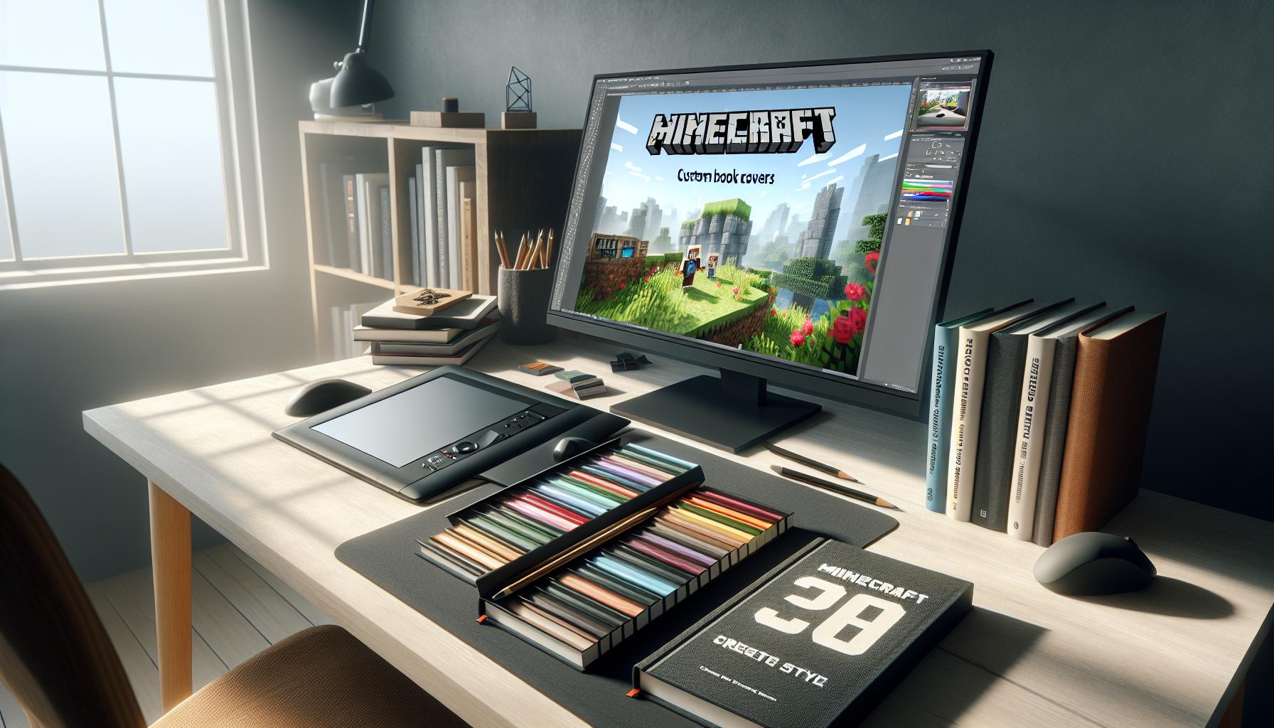 How to Craft a Book: Simple Minecraft Tutorial 4 Designing Custom Book Covers in Minecraft