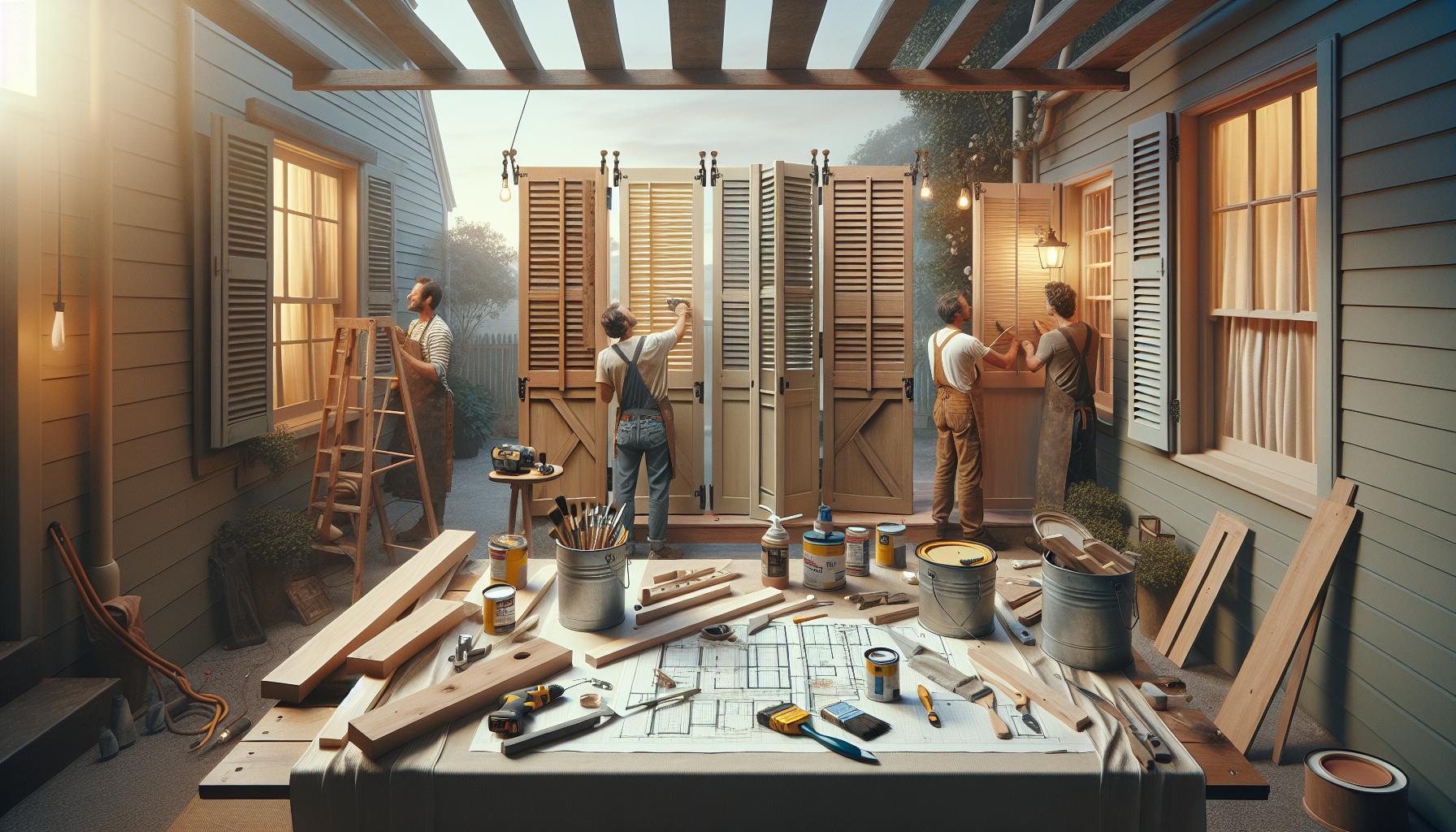 DIY Exterior House Shutters: Boost Curb Appeal Today 2 DIY Exterior Shutters: Choosing the Right Materials