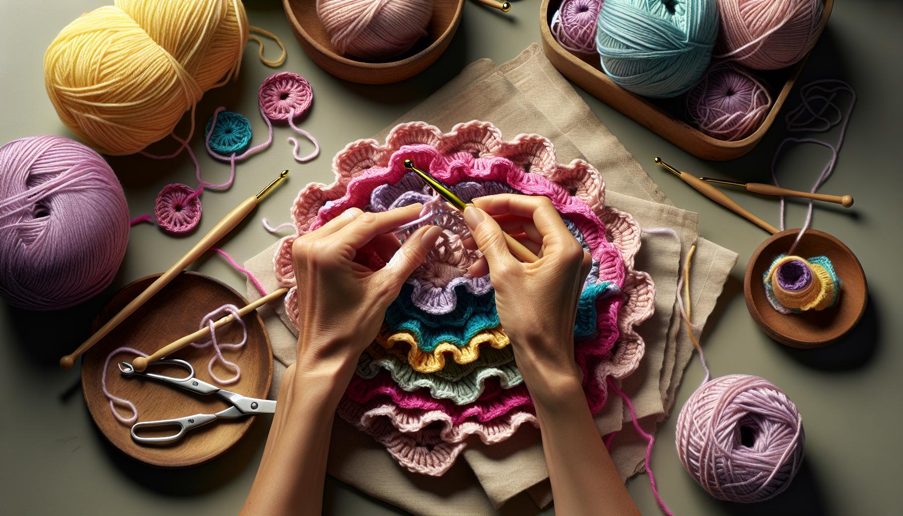 Essential Crochet Stitches for Ruffles