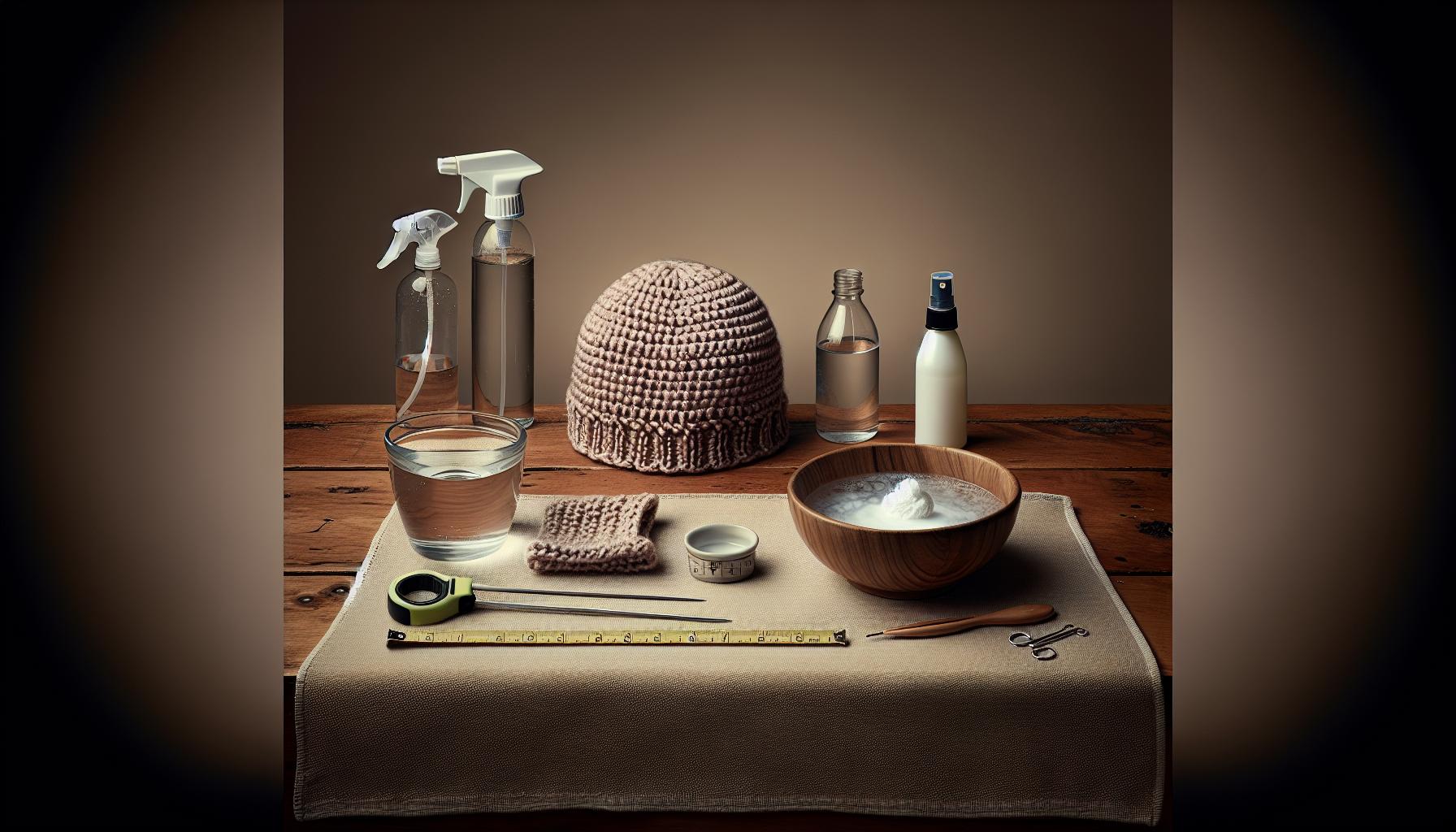 Essential Materials for Shrinking a Crochet Hat