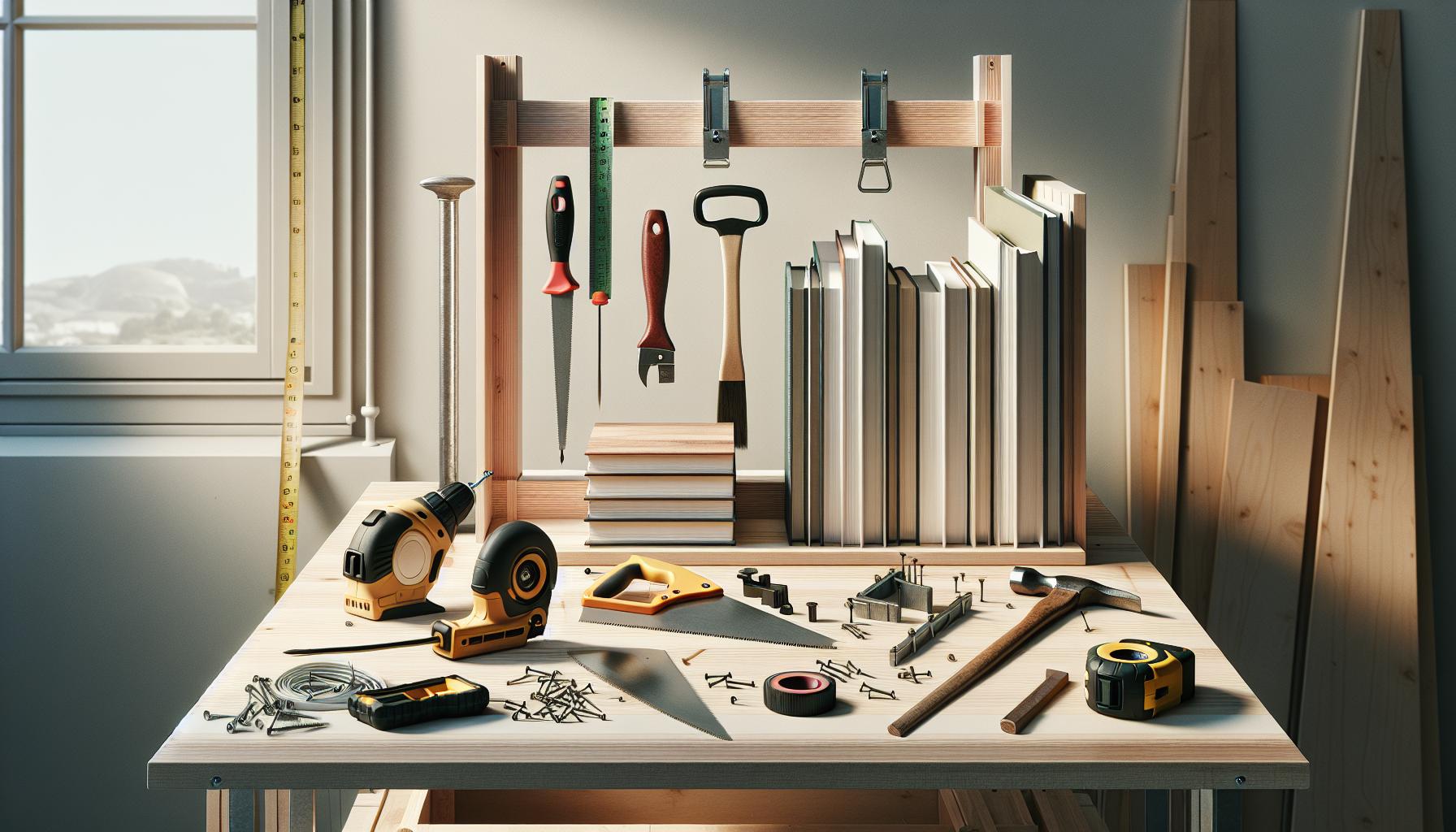 Essential Tools for Building a Book Display Stand