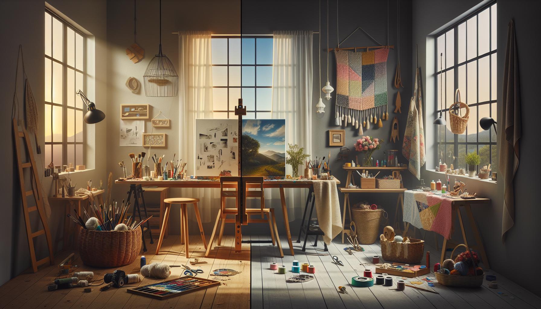 Exploring Different Mediums: Art vs. Craft