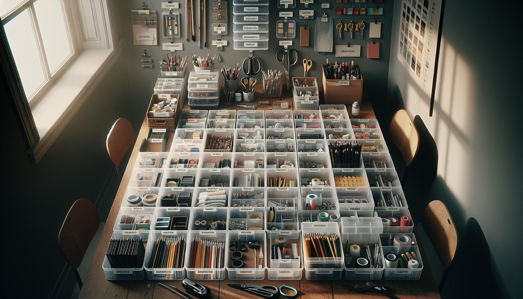 How to Sort and Categorize Your Supplies