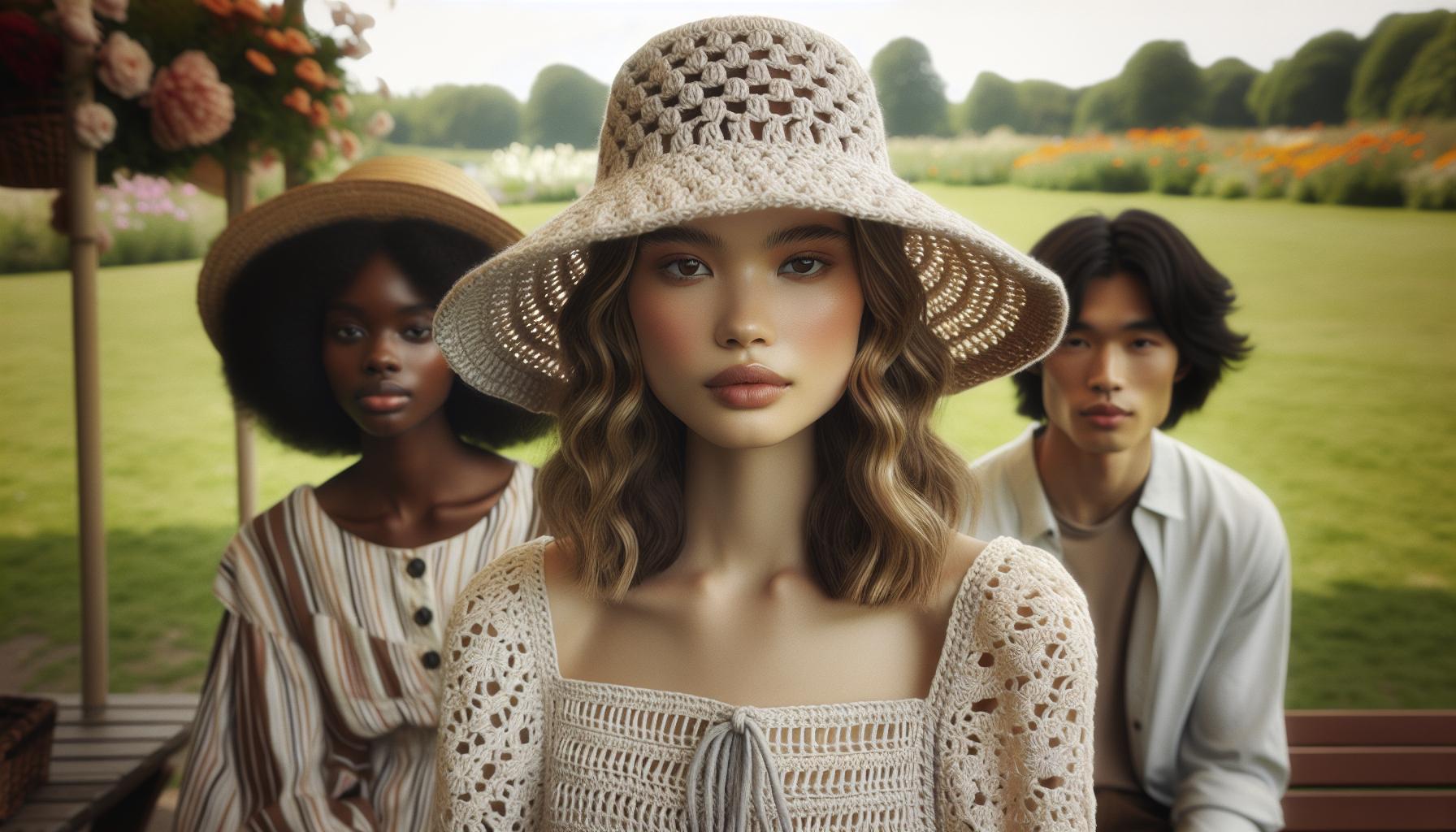 Crochet Hat with Brim Pattern: Stylish Sun Shade Guide