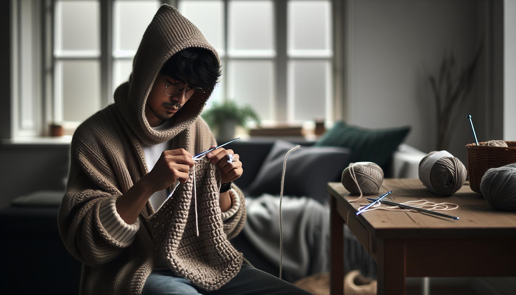 How to Crochet a Hat With Attached Scarf: Hooded Scarf Pattern