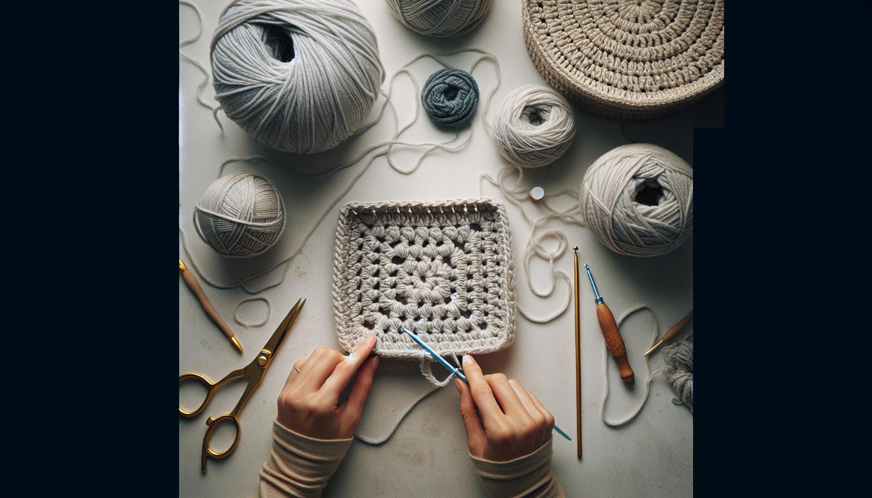 Step-by-Step Instructions for Creating a Square Crochet Hat