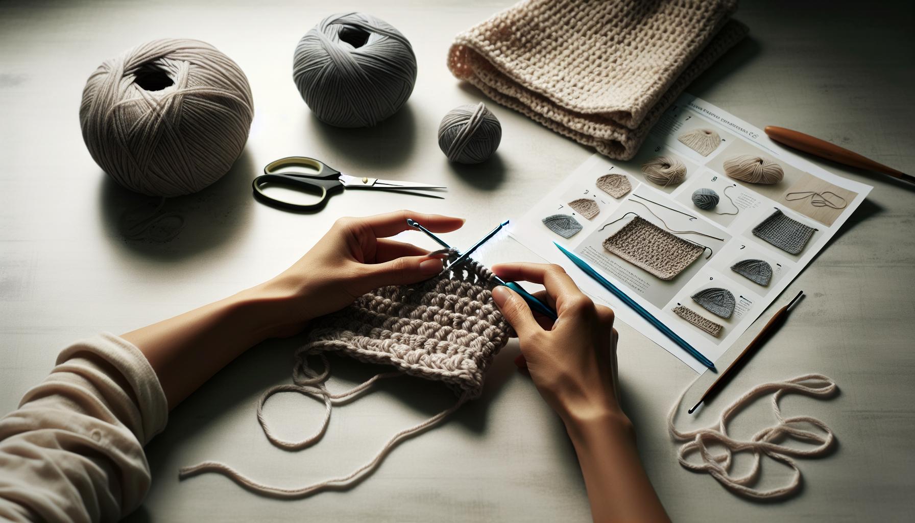 How to Crochet a Hat From a Rectangle: Flat Panel Method 1 Step-by-Step Instructions for Crochet a Rectangle Hat