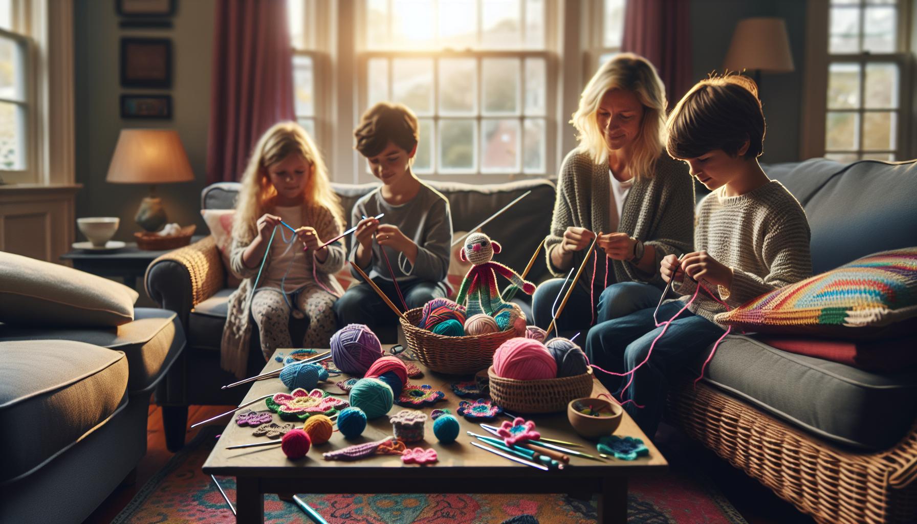 Tips for Crocheting with Kids: Fun Projects