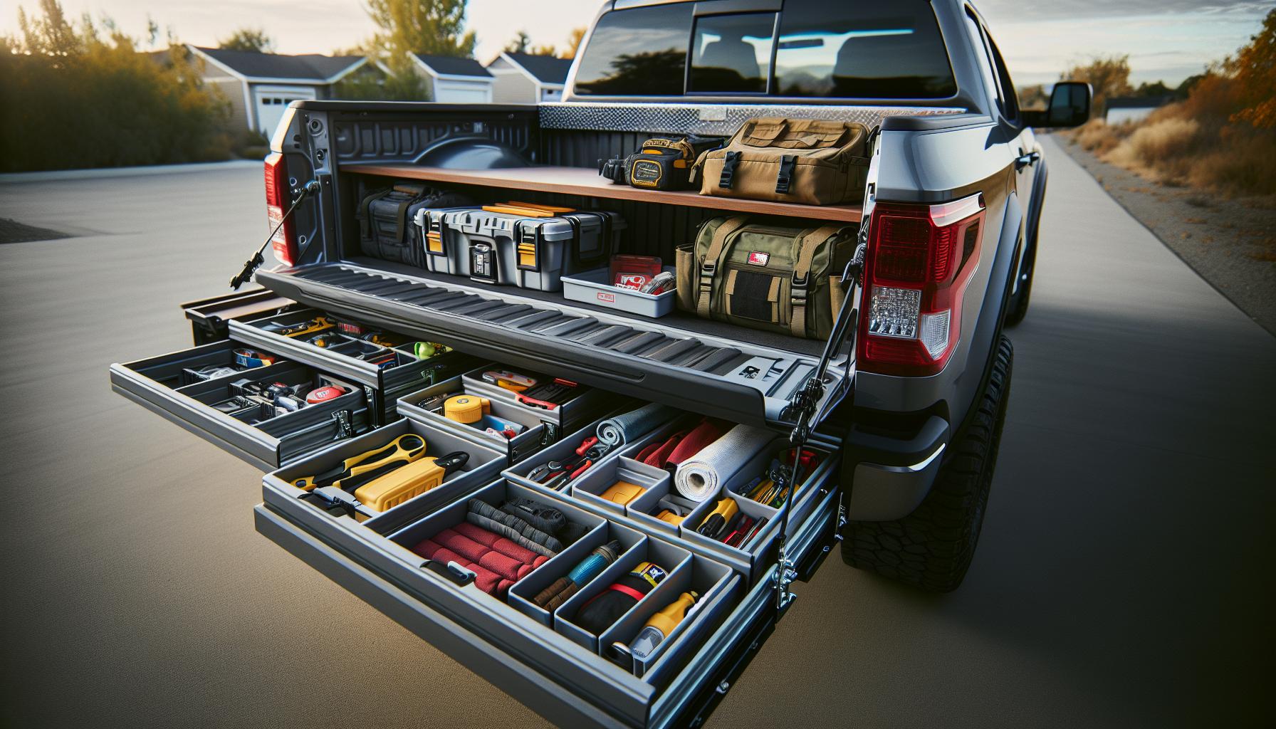 Truck Bed Drawers DIY: Organize Your Gear Like a Pro 2 Tips for Organizing Your Gear Inside Truck Bed Drawers