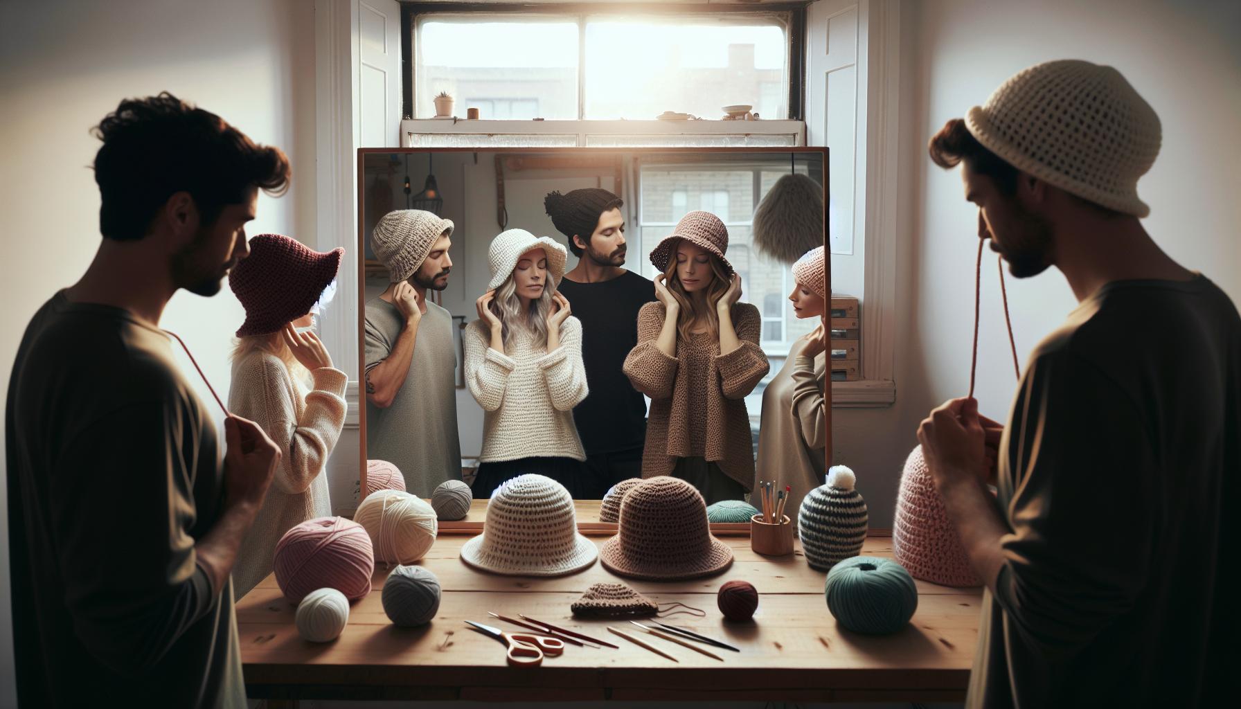 Tips for Trying on Crochet Hats Before Finalizing
