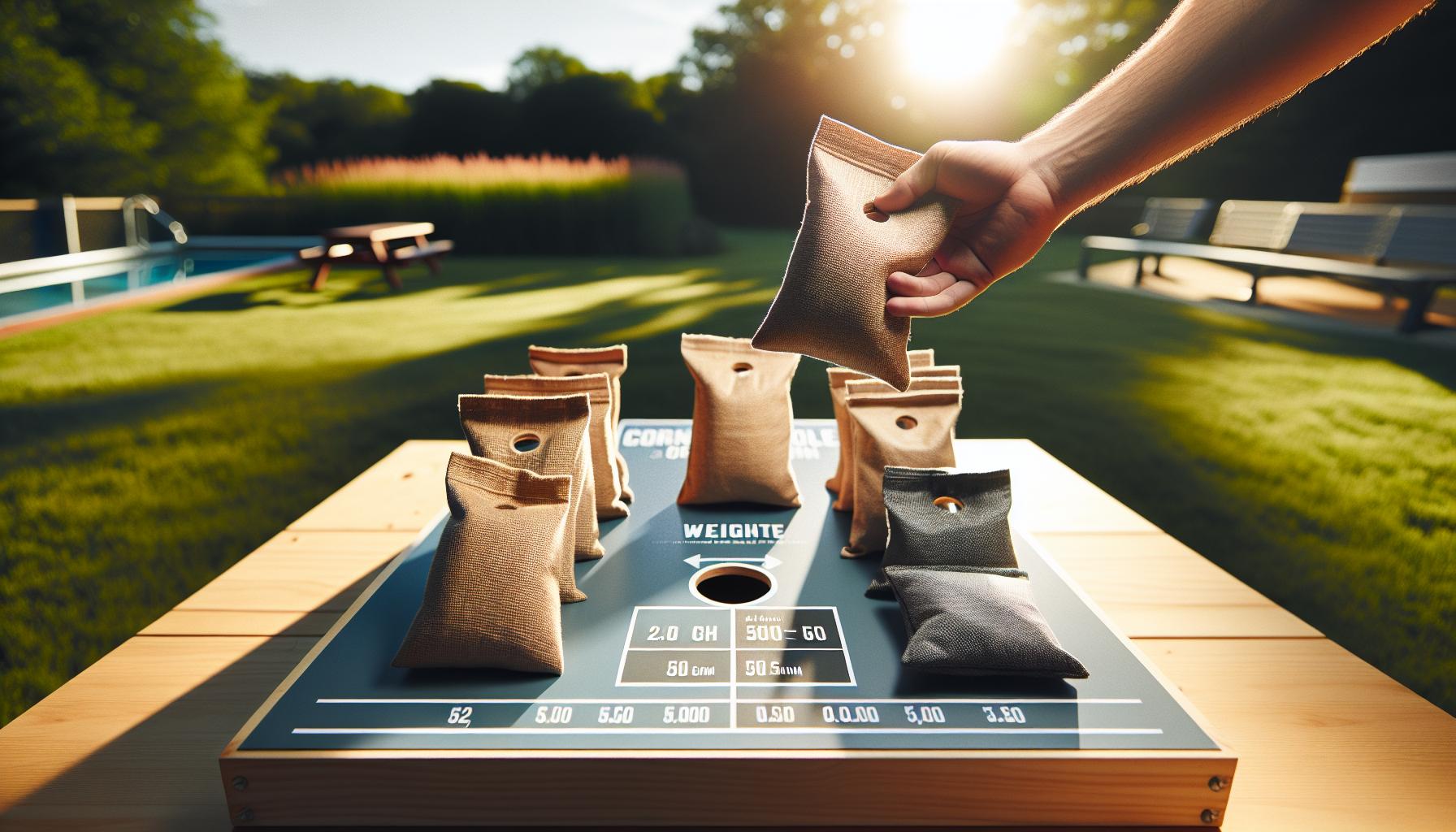 Understanding the Ideal Weight for Cornhole Bags